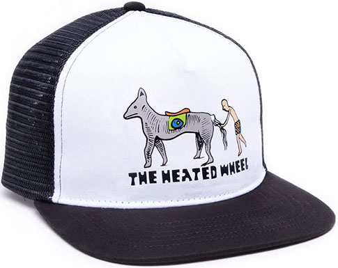 THE HEATED WHEEL SIRE SNAPBACK HAT WHITE/BLACK