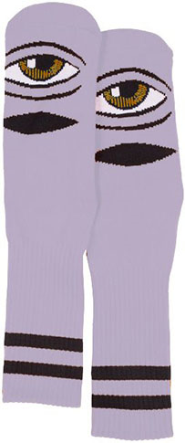 TOY MACHINE SECT EYE SOCKS LAVENDER