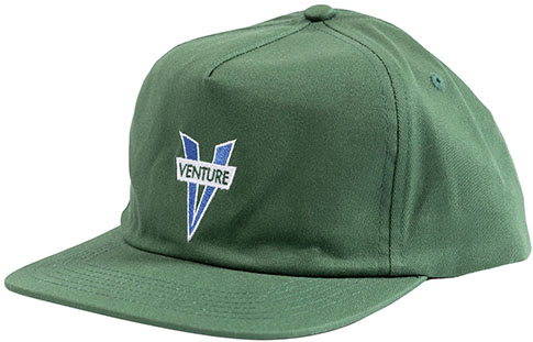 VENTURE HERITAGE SNAPBACK HAT DARK GREEN