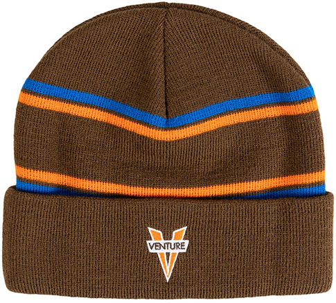 VENTURE HERITAGE CUFF BEANIE BROWN/ORANGE