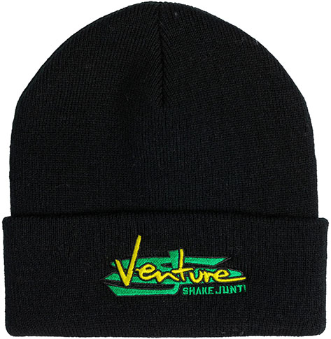 VENTURE X SHAKE JUNT PAID CUFF BEANIE BLACK