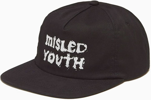 ZERO MISLED YOUTH BLACK SNAPBACK HAT