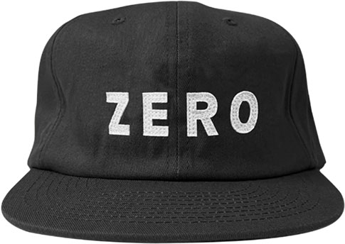 ZERO ARMY APPLIQUE SNAPBACK HAT BLACK