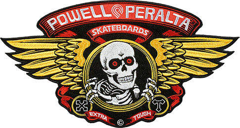 POWELL WINGED RIPPER LARGE 12" PATCH