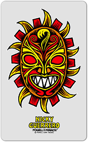 POWELL NICKY GUERRERO MASK STICKER