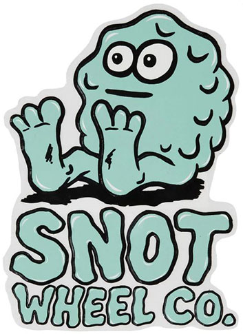 SNOT WHEEL CO STICKERS LARGE