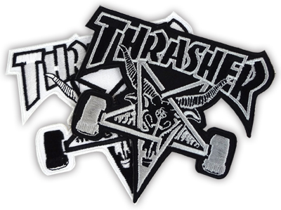 THRASHER SK8 GOAT PATCH