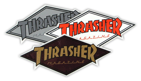 THRASHER DIAMOND LOGO STICKER