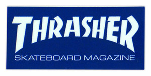 THRASHER MAG LOGO MINI STICKER