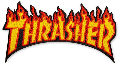 THRASHER FLAME PATCH