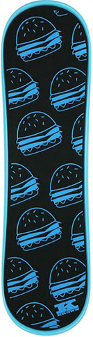 KROWN BURGERS CYAN BLUE SNOWSKATE 9.00 X 32.00