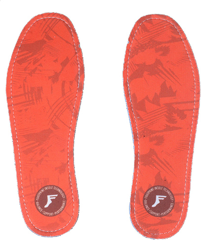 FOOTPRINT KINGFOAM 5MM RED CAMO INSOLE MEDIUM (5-10.5)