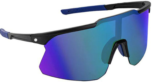 GLASSY COOPER BLACK/BLUE MIRROR POLARIZED SUNGLASSES