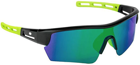 GLASSY WACO BLACK/GREEN MIRROR POLARIZED SUNGLASSES