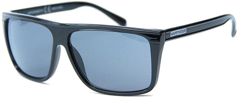 HAPPY HOUR CASINO BLACK/BLACK LENS SUNGLASSES