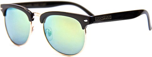 HAPPY HOUR G2 GLOSS BLACK/GOLD MIRROR SUNGLASSES