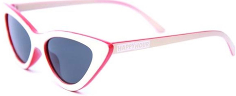 HAPPY HOUR SPACE NEEDLE CREAM/RED SUNGLASSES