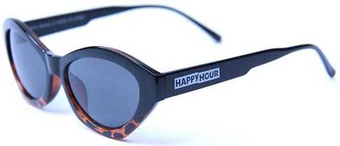 HAPPY HOUR MIND MELTERS BLACK TORTOISE FADE SUNGLASSES