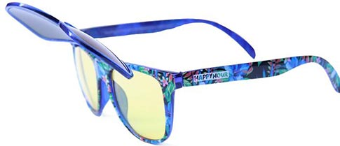 HAPPY HOUR FLIP UP TROPICAL BOOMPA SUNGLASSES