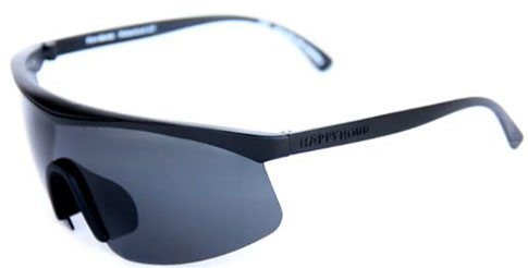 HAPPY HOUR FIRE BIRDS DEATH STALKER BLACK POLARIZED SUNGLASSES