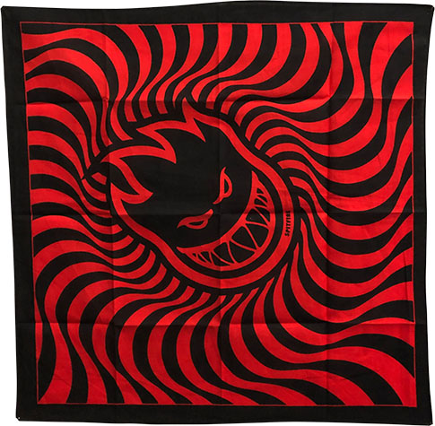 SPITFIRE BIGHEAD SWIRL BANDANA BLACK/RED