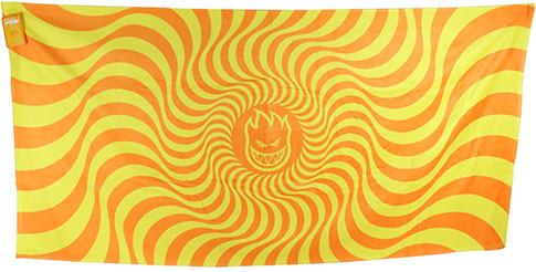 SPITFIRE BIGHEAD SWIRL TOWEL ORANGE/YELLOW