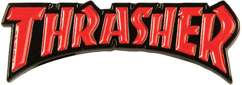 THRASHER LOGO LAPEL PIN