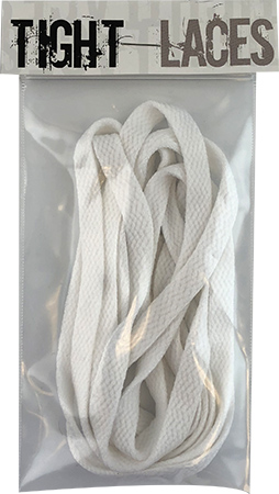 TIGHT LACES FLAT 36" WHITE