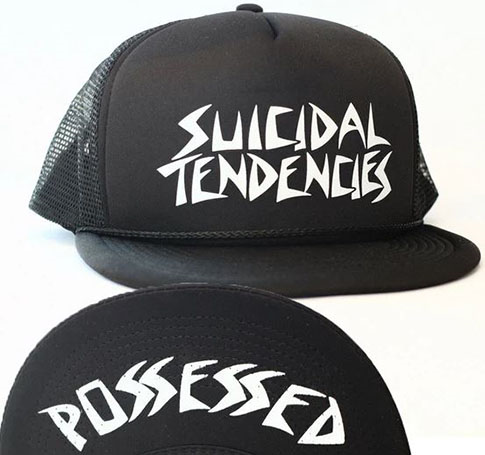 DOGTOWN X SUICIDAL TENDENCIES ST OG/POSSESSED FLIP MESH HAT BLACK