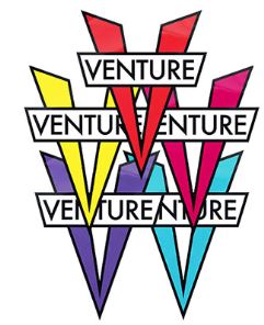 VENTURE V DIECUT SM STICKER