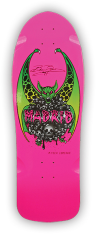 MADRID BEAU BROWN PINK RE-ISSUE DECK 10.375 X X 30.625