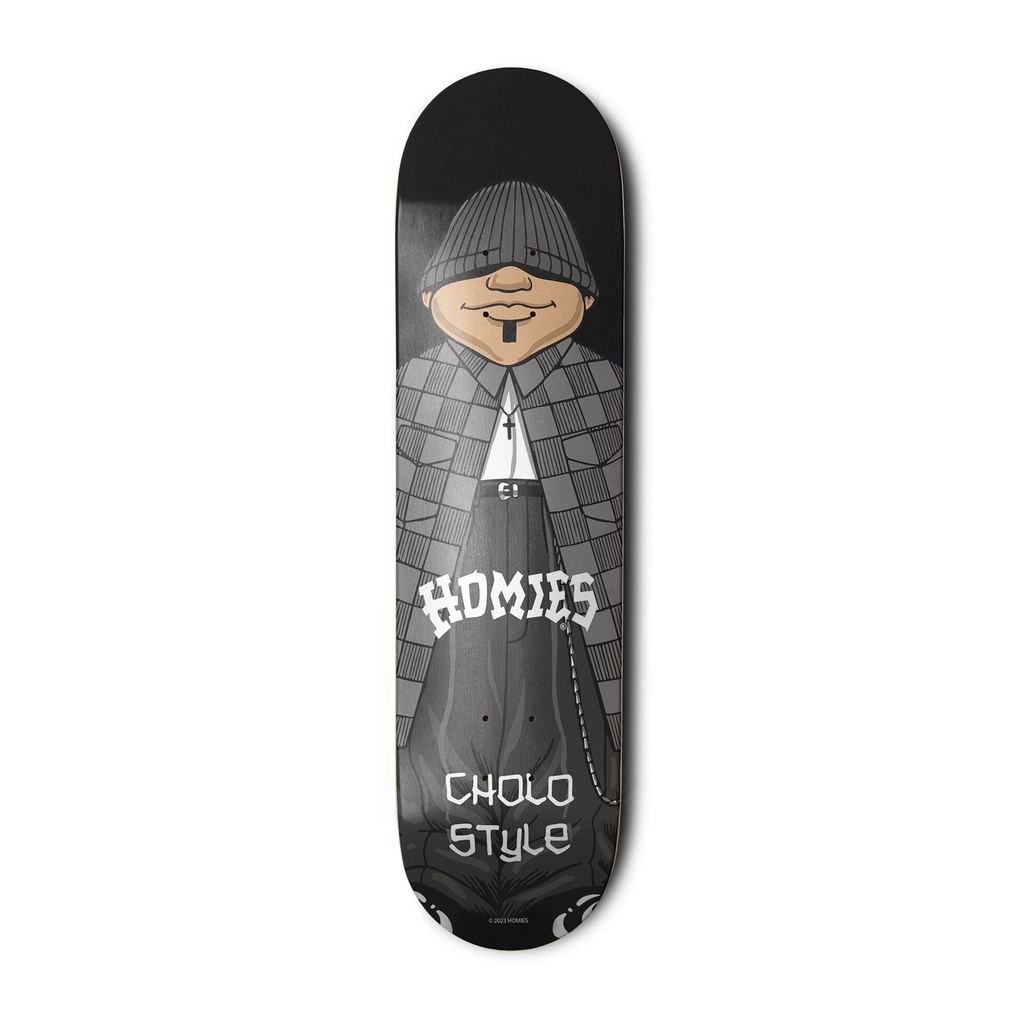 PIZZA X HOMIES CHOLO STYLE DECK 8.25