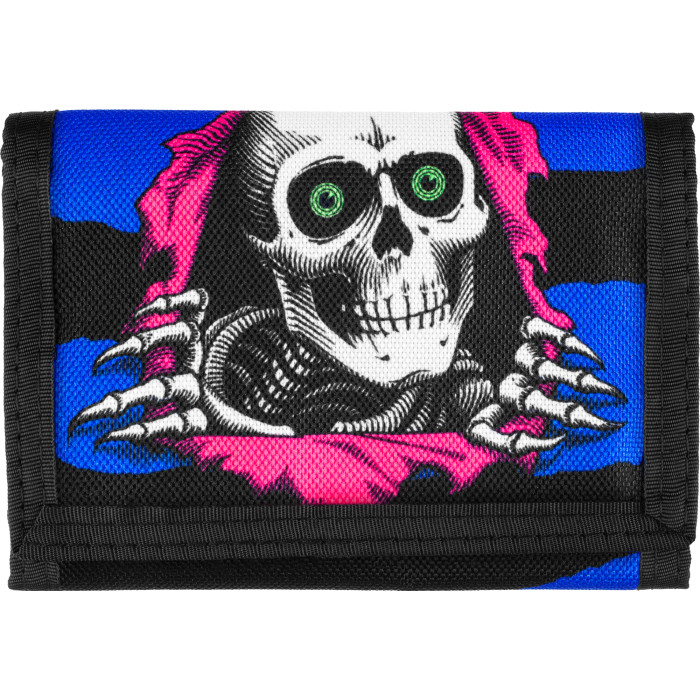 POWELL RIPPER TRIFOLD VELCRO '3' WALLET BLACKLIGHT