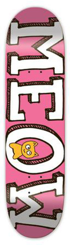 MEOW TEAM LOGO PINK DECK  7.75