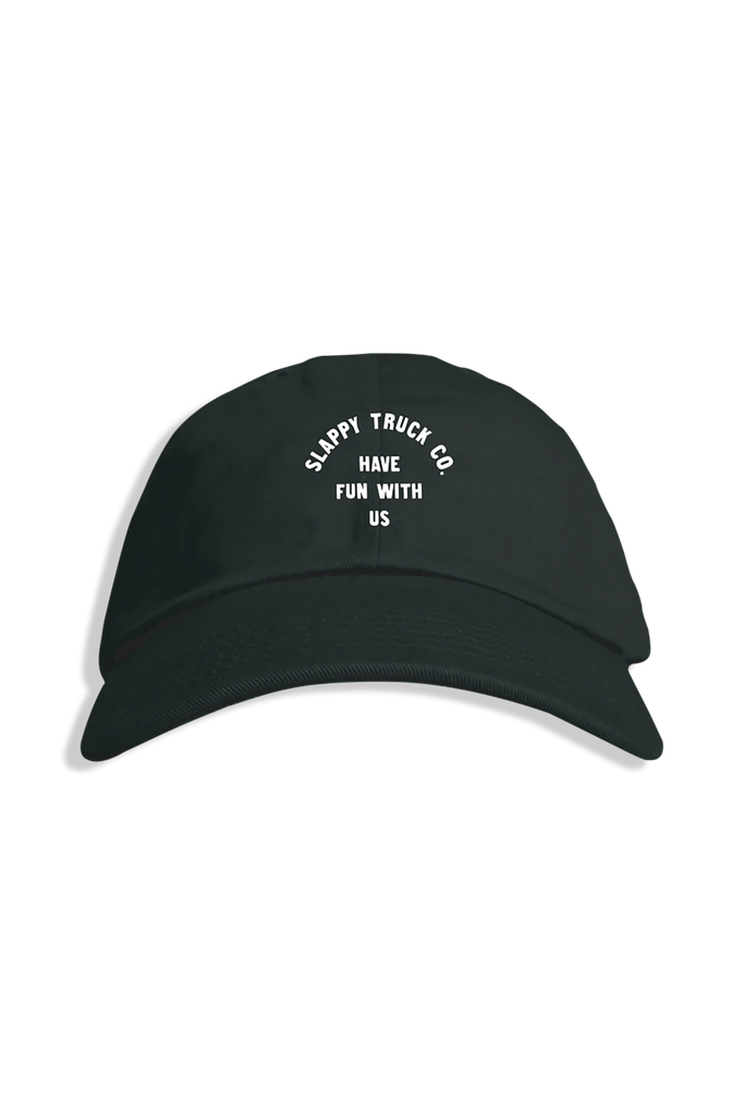 SLAPPY HAVE FUN 5 PANEL HAT BLACK