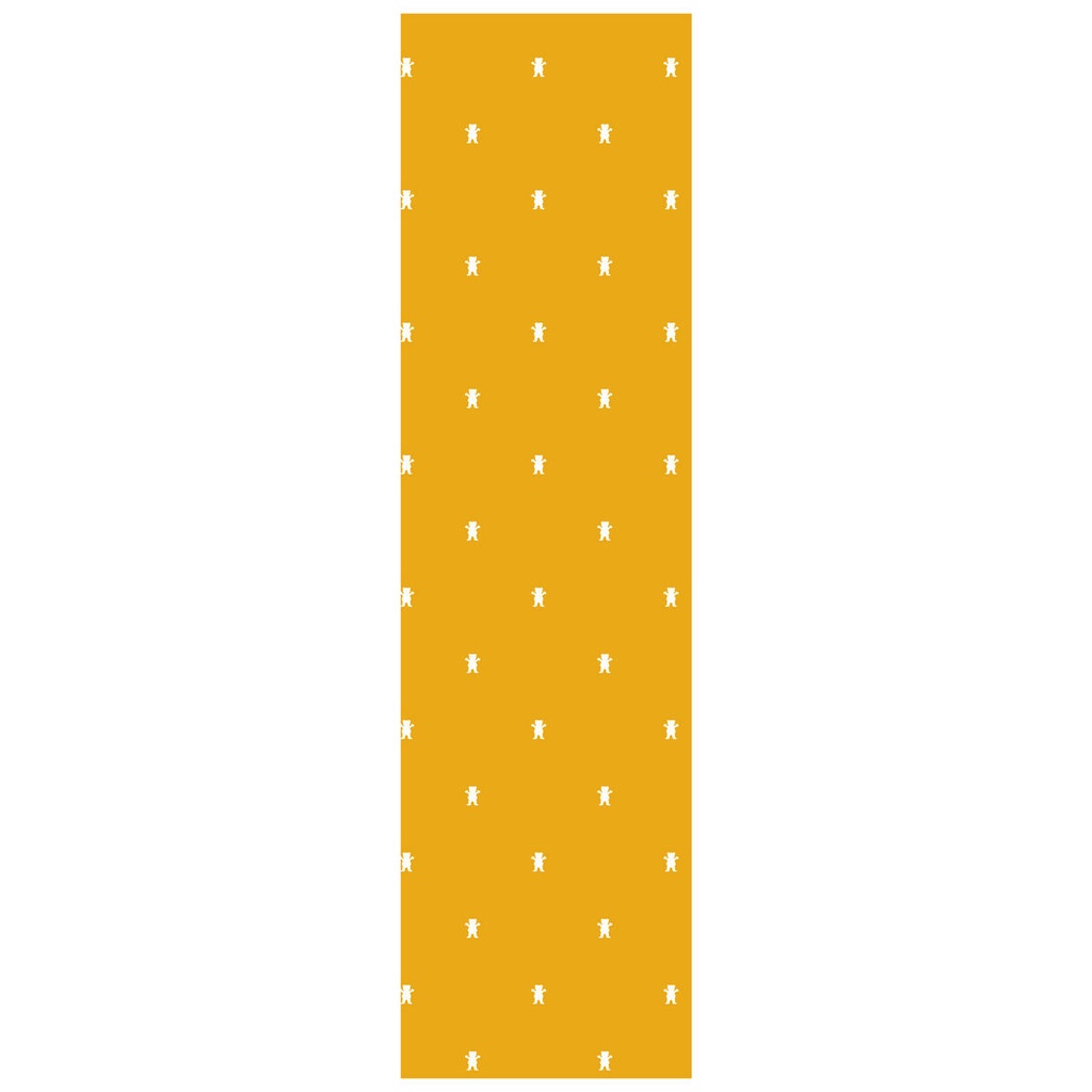 GRIZZLY 9" POLKA DOT OG BEAR YELLOW PERFORATED SHEET