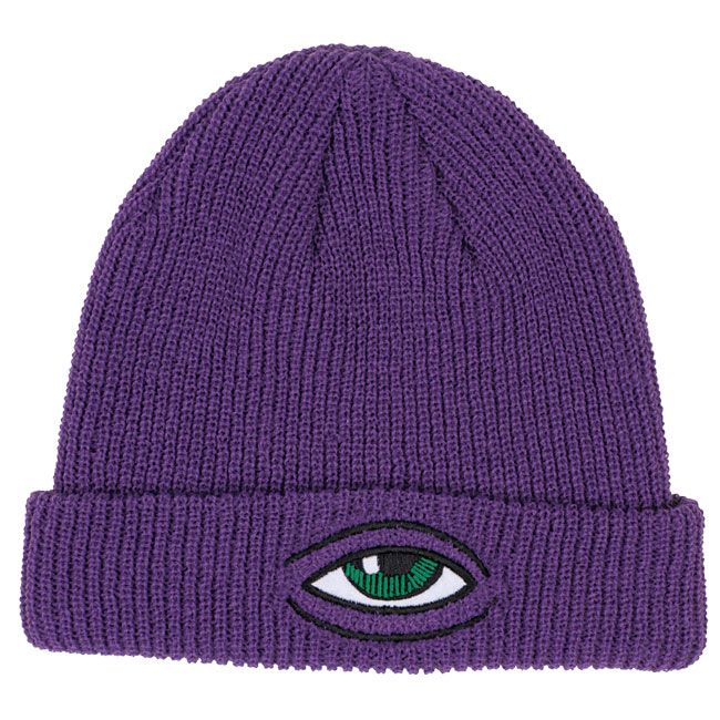 TOY MACHINE SECT EYE DOCK BEANIE PURPLE