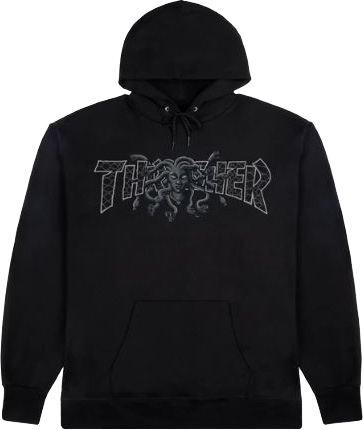 THRASHER MEDUSA BLACK HD/SWT M