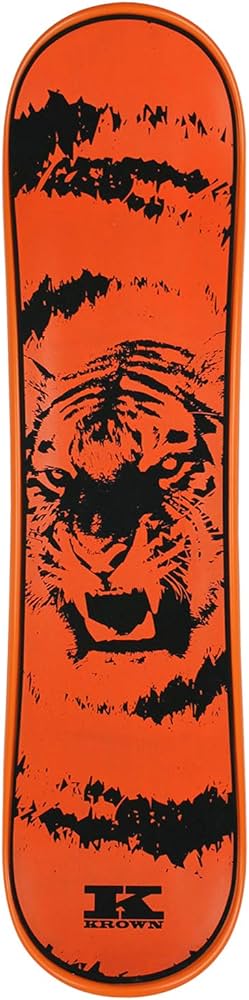 KROWN TIGER ORANGE SNOWSKATE 9.00 X 35.00