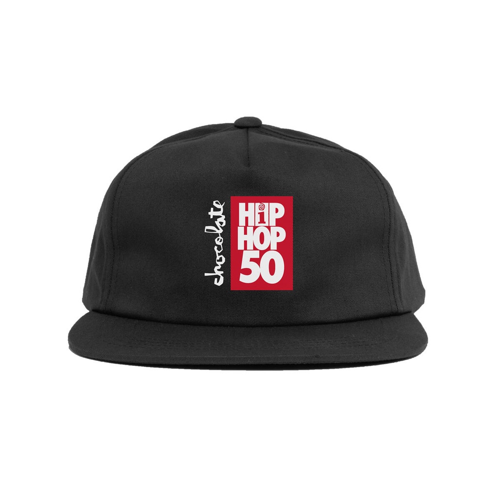 CHOCOLATE INTER50 5 PANEL HAT BLACK