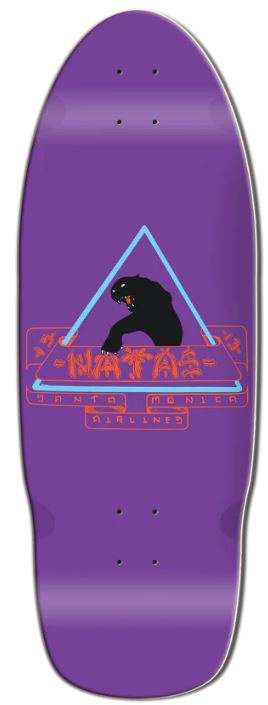 SMA NATAS PURPLE DIP REISSUE SHAPED DECK 10.00 X 29.00