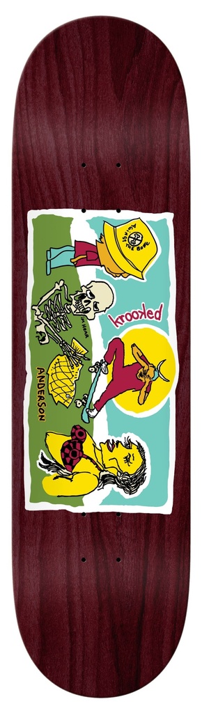 KROOKED MANDERSON BONE DECK 8.38