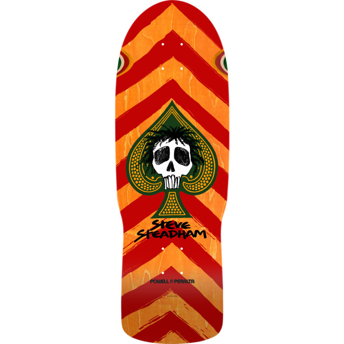 POWELL STEADHAM SPADE ORANGE STAIN REISSUE DECK 10.00 X 30.12