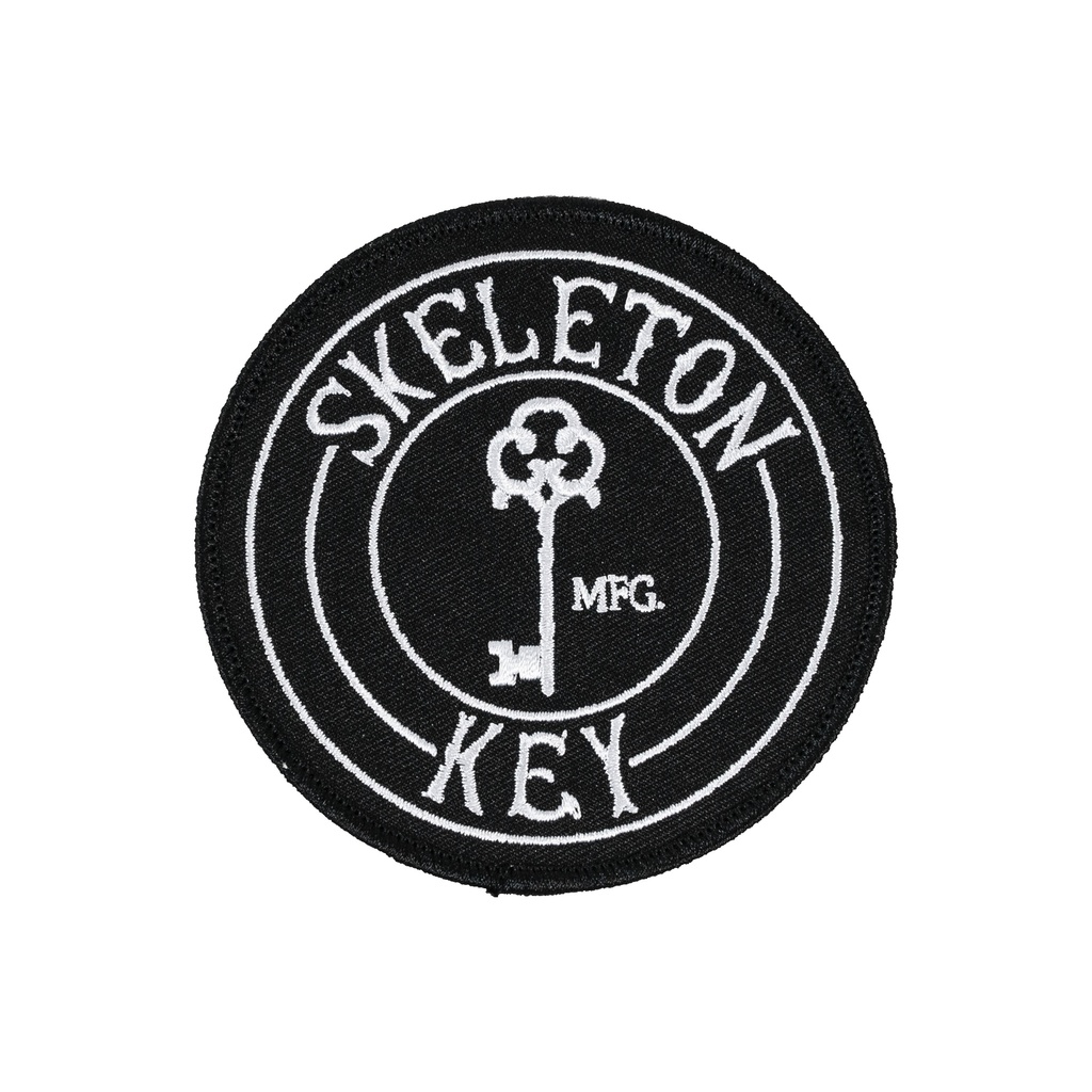 SKELETON KEY CLASSIC LOGO EMBROIDERED PATCH