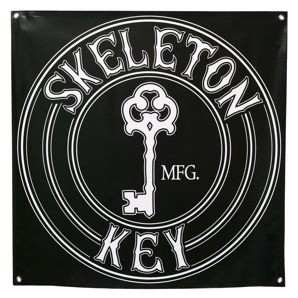 SKELETON KEY ALL WEATHER VINYL BANNER 3' X 3'