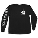 SKELETON KEY WITH ALL DUE RESPECT BLACK LS XL