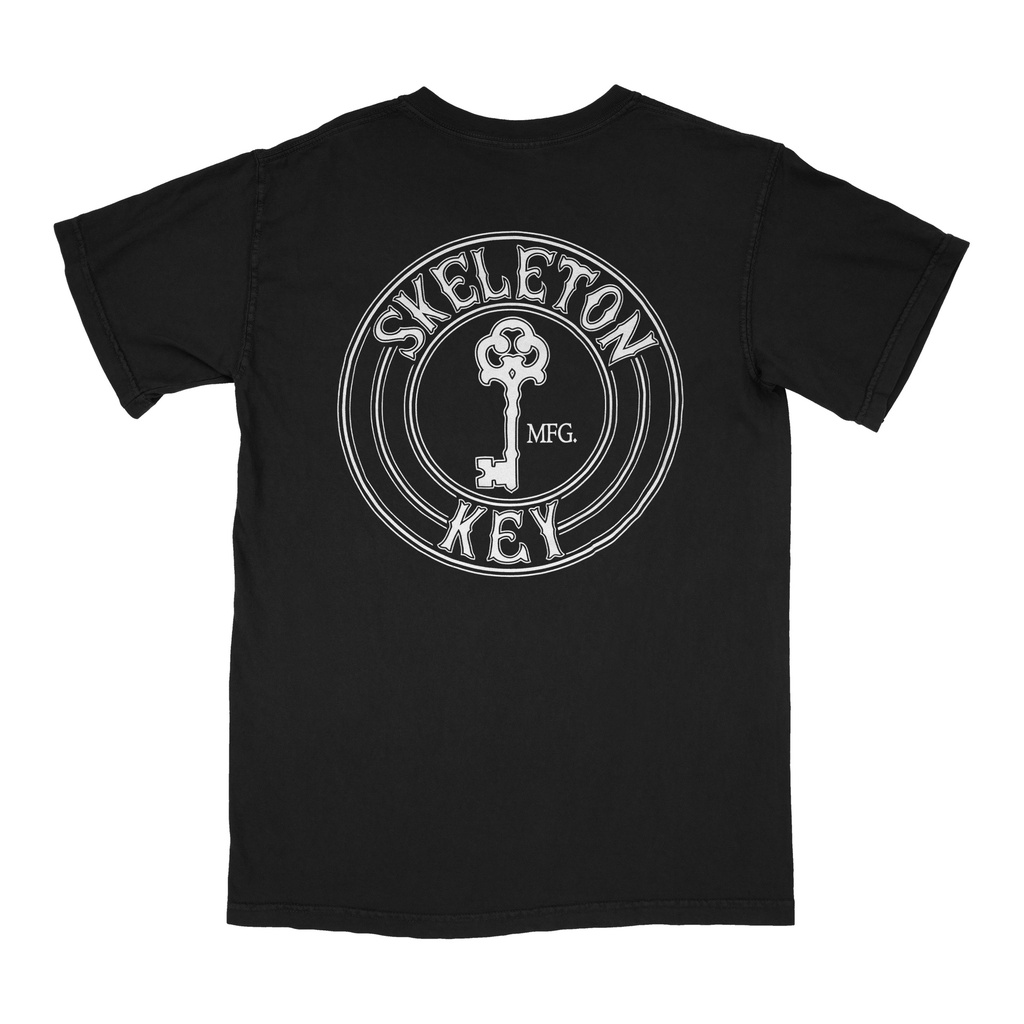 SKELETON KEY CIRCLE LOGO HEAVYWEIGHT BLACK SS M