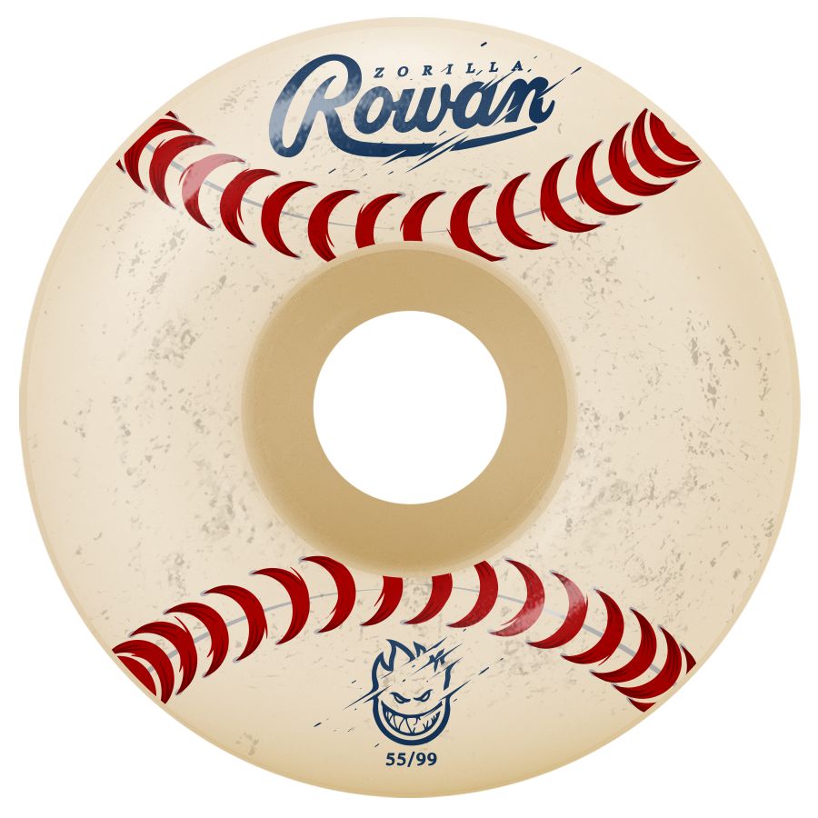 SPITFIRE FORMULA FOUR ROWAN SPITBALL RADIAL FULL 55MM 99D (Set of 4)