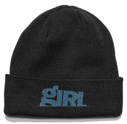 GIRL RISING BEANIE BLACK