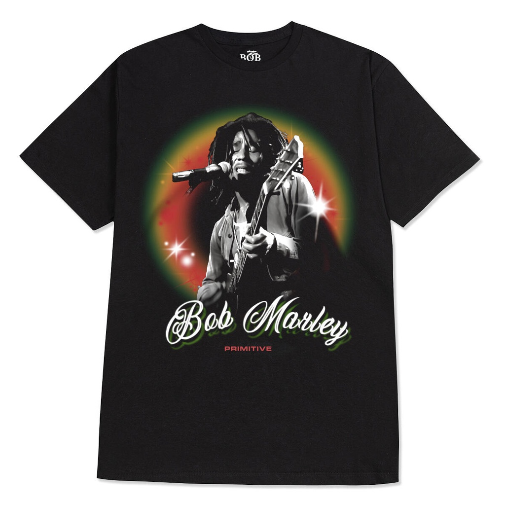 PRIMITIVE X BOB MARLEY DREAMS BLACK SS M